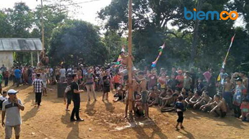 perayaan idul fitri desa cikalong