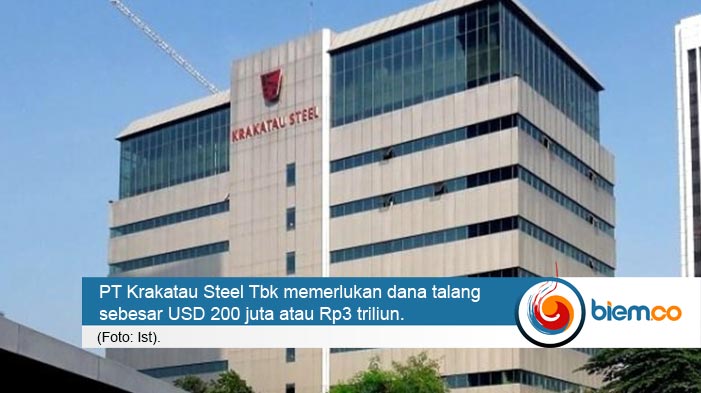 PT Krakatau Steel  Minta Pemerintah Beri Dana Talang Rp3 