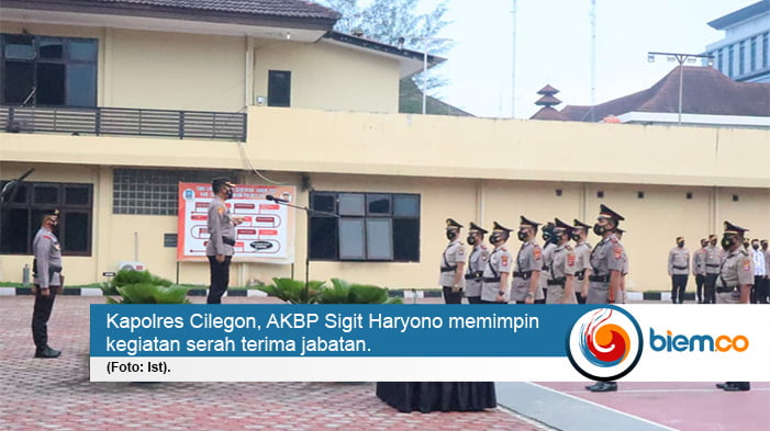 Jelang Pilkades, Polres Cilegon Kukuhkan 5 Pejabat Utama | Biem.co