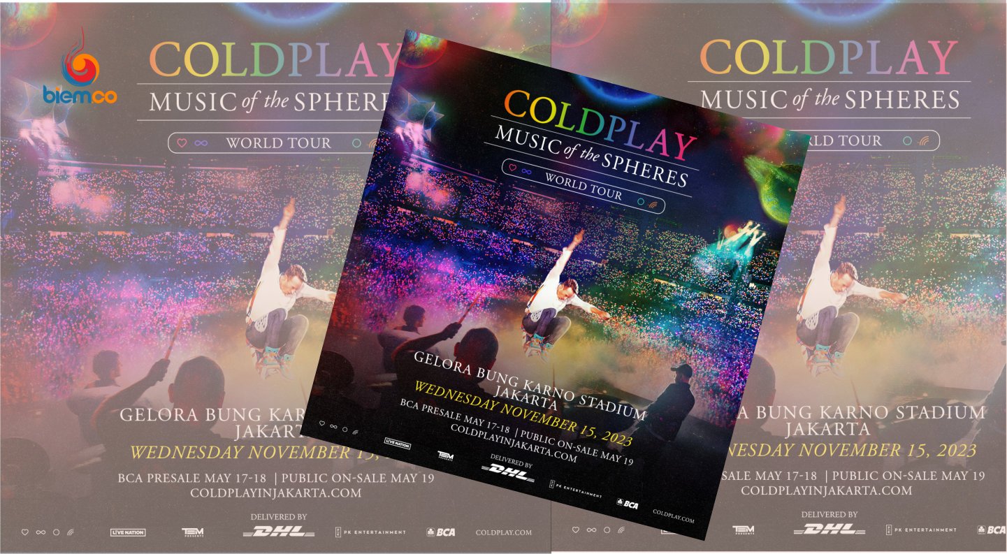 COLDPLAY: "Music Of The Spheres World Tour". Jakarta 15 November 2023 ...